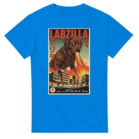 Load image into Gallery viewer, Royal - Labzilla tee, plain front view on white
