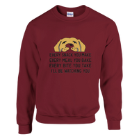 Load image into Gallery viewer, Garnet - Classic Labrador Retriever sweatshirt, plain front view on white
