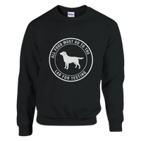 Load image into Gallery viewer, Black - Lab For Testing sweatshirt, plain front view on white
