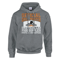 Load image into Gallery viewer, Sport Grey - Official Grill Master Lab hoodie, plain front view on white
