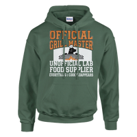 Load image into Gallery viewer, Military Green - Official Grill Master Lab hoodie, plain front view on white

