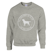 Load image into Gallery viewer, Ash - Lab For Testing sweatshirt, plain front view on white
