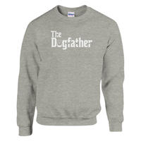 Load image into Gallery viewer, Ash - The Dogfather sweatshirt, plain front view on white
