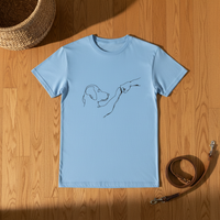 Load image into Gallery viewer, Carolina blue - honey oak floor
