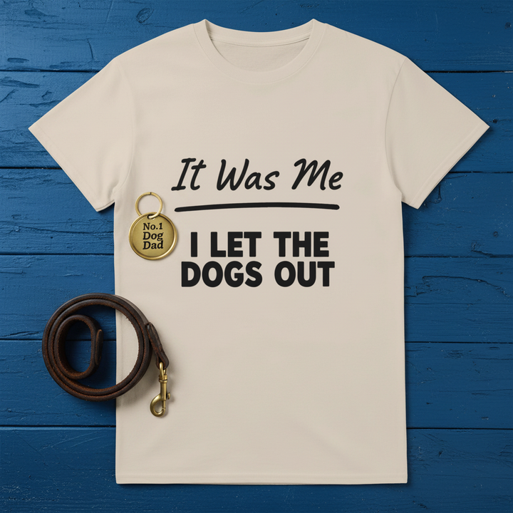Cream - It Was Me I Let The Dogs Out tee, flat lay