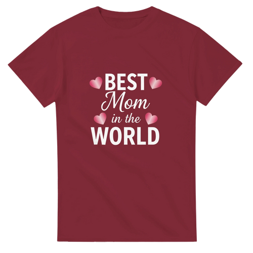 World's Best Mom T-Shirt | Premium Cotton Graphic Tee for Mothers