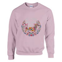 Load image into Gallery viewer, Light Pink - Just A Girl Who Loves Dogs sweatshirt, plain front view on white
