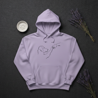 Load image into Gallery viewer, Lavender - charcoal knit flat lay
