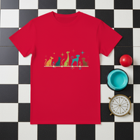 Load image into Gallery viewer, Red - checkerboard retro diner

